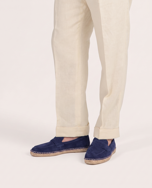 Penny Espadrilles Navy Suede