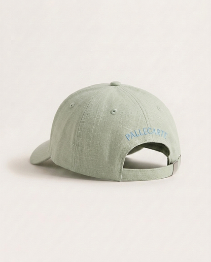Baseball Cap Sage Green Linen
