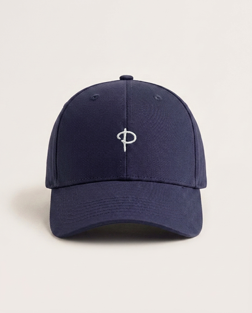 Baseball Cap Navy Blue Cotton