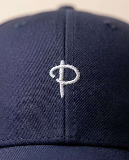 Baseball Cap Navy Blue Cotton