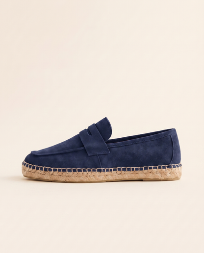 Penny Espadrilles Navy Suede