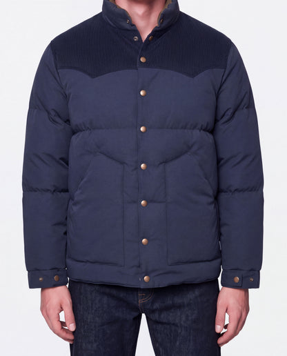 Corduroy Yoke Down Jacket
