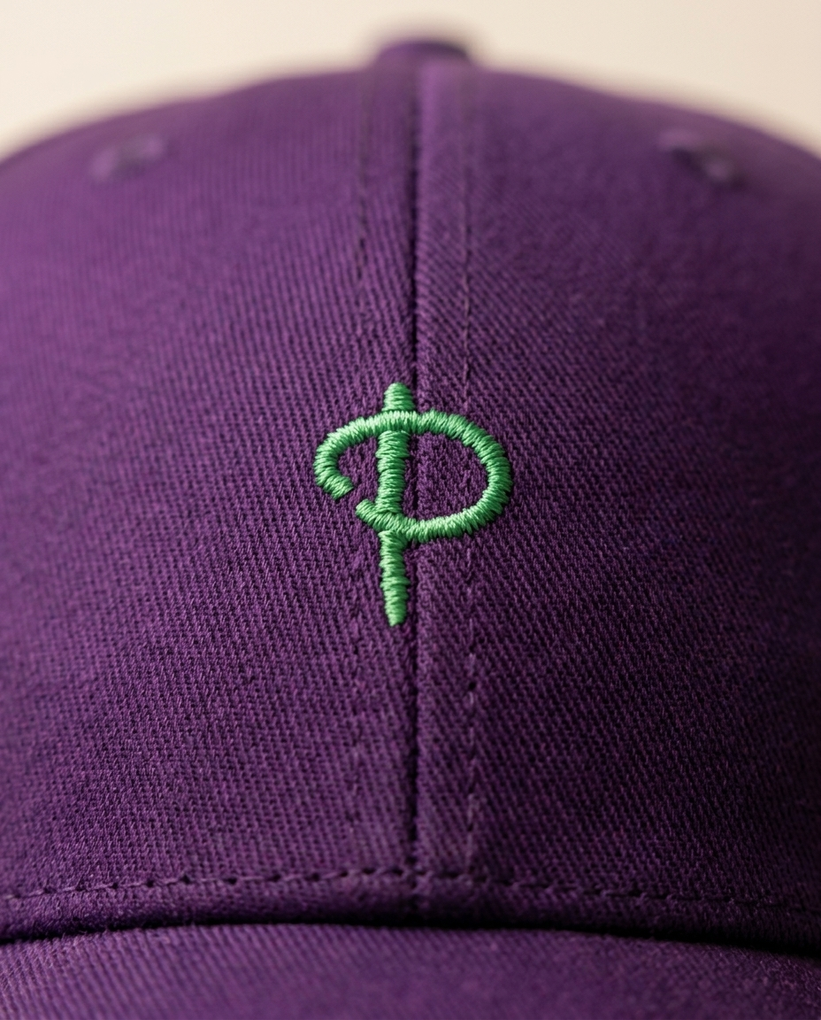Baseball Cap Violet Purple Cotton