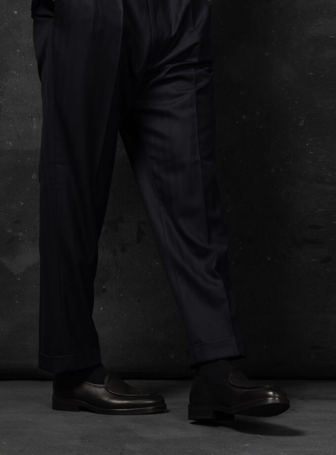 Black Leather Loafer